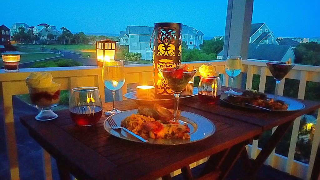 dinner candlelight